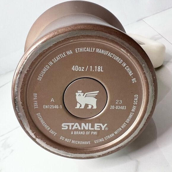 Stanley Quencher H2.0 FlowState Rose Quartz Glow 40 oz Tumbler - Picture 8 of 10